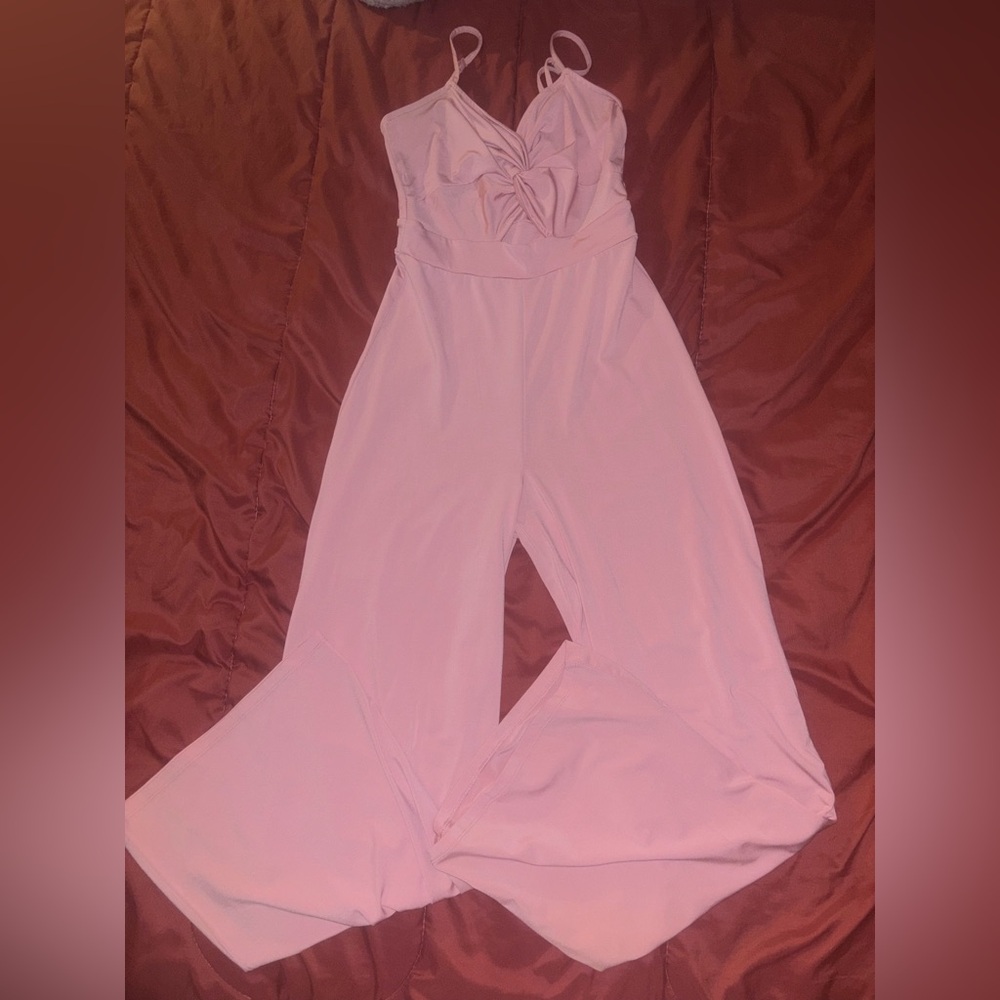 Elegant Pink Jumpsuit